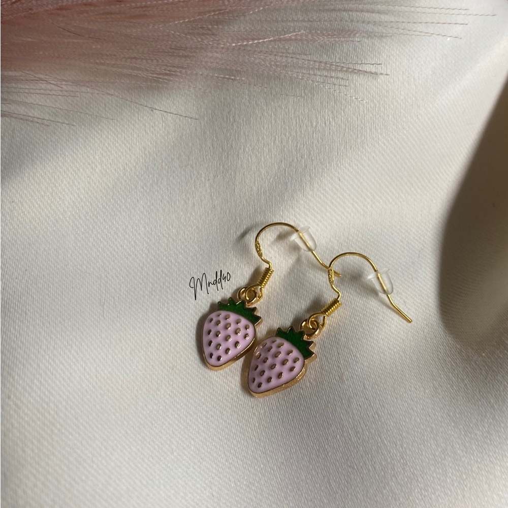 Handmade Strawberry Earrings